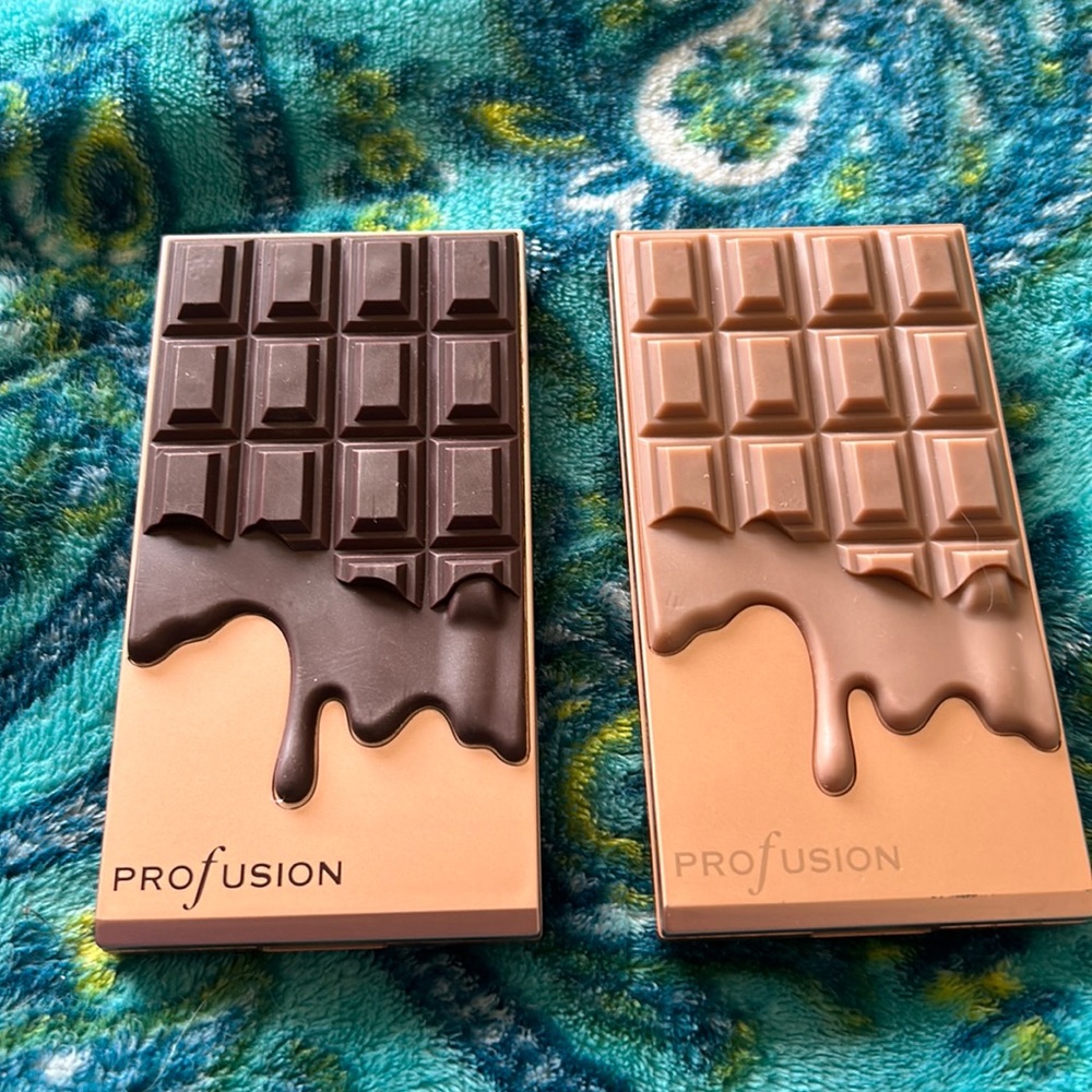 Profusion Glamour Bar bronzer & highlighter chocolate bar palettes